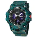 Montre de sport tactique pour hommes SMAEL camouflage vert avec double affichage numérique - Vert Foncé Camouflage