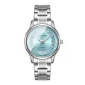 Elegant Goobasen women's quartz watch with light blue dial and silver stainless steel strap - Steel Strap Style (634) / Silver Case Blue Dial - Steel Band