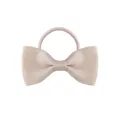Elegantes beigefarbenes Haargummi mit Schleife aus Ripsband und hoher Elastizität - Beige (823)