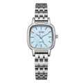 Orologio al quarzo da donna GEDI con cinturino in acciaio argento e quadrante azzurro - Cassa Argento Quadrante MOP Blu Cinturino Argento