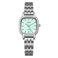 Orologio al quarzo GEDI da donna elegante con cinturino in acciaio e quadrante verde - Cassa Argento Quadrante MOP Verde Cinturino Argento