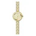 Elegante goldene Damen-Armbanduhr im Vintage-Stil mit Quarzwerk - Ganz Gold