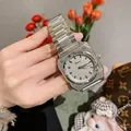 Dinimi octagonal silver stainless steel strap quartz watch for women's daily commute - Steel Silver Gray