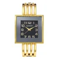 Dettaglio dell'orologio ogyawatch a bracciale rigido dorato quadrato con quadrante nero - Stile Quadrato / Oro (Quadrante Quadrato Nero)