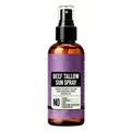 Spray solaire naturel au suif de bœuf avec huile de coco et protection au zinc - 100ml