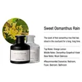 Sweet Osmanthus Diffusor-Set mit Zitrus-, Veilchen- und Moschus-Basisnoten - Osmanthus Regen / Mattschwarz