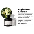 Αρωματικό χώρου English Pear & Freesia με μαύρο ματ και διάφανο γυάλινο μπουκάλι - Αγγλικό Αχλάδι & Φρέζια / Μαύρο ματ