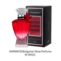 Profumo a lunga durata WARMKISS alla rosa bulgara per donna in elegante boccetta rossa - Rosa Bulgara / 100ml
