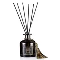 50ml Raumduft-Diffusor in dunkelbrauner Glasflasche mit Stäbchen und goldener Quaste - Shangri-La
