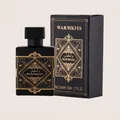 Elegante flacone di profumo oud nero e oro per uomo con motivi arabi, formato 50 ml - Oud Glorioso / WARMKISS Oud Glorioso 50ml / Nero