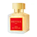 Elegante flacone di profumo da donna 70ml con tappo dorato ed etichetta rossa viva - Oro / Profumo Romantico Oro