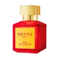 Elegante boccetta di profumo donna rossa e oro, fragranza rosa oud, variante SKU 70ml - Rosso / Profumo Romantico Rosso