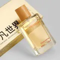 Flacone di profumo legnoso COCOSILIYA per uomo 50ml con tappo in legno minimalista - Mondo Misterioso (CCSLY-002) / 50ml