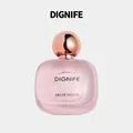 DIGNIFE pink women's perfume 50ml bottle with rose gold cap and fresh floral scent - Pink / 50ml