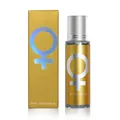 10ml long-lasting rollerball perfume in gold metallic bottle and box with female symbol - Tempt Her Rollerball Perfume 10ml