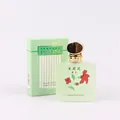 Profumo Jasmine Eau de Toilette 35ml in flacone smerigliato verde con stampa floreale - Verde (Gelsomino)