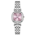 Elegant GEDI ladies watch with a stylish pink dial and premium silver steel strap - Silver / Pink Dial