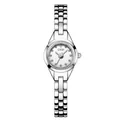 GEDI women's quartz watch with an elegant silver steel band and waterproof round dial. - Silver Case White Dial (14048) / Silver (White Face)