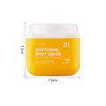 KORMESIC 377 Whitening Body Cream with Vitamin C 230g jar size dimensions 7.4x7.3cm - Body Cream / 230g