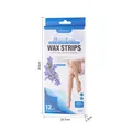 Bandes de cire dépilatoire à la lavande KORMESIC 12 pièces avec dimensions du produit - 12 Pièces/Paquet (6 Paires) / Style Lavande