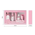 KORMESIC 5-teiliges pinkfarbenes Intimpflegeset mit Waschgel Spray und Lotion Box - Feminines Intim-5-Teiliges Set (NO.KMC22319) / 5-teiliges Set