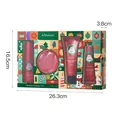 KORMESIC Christmas fragrance skincare gift set with dimensions including lotion and spray - Christmas Fragrance Gift Set / Christmas Fragrance Gift Set