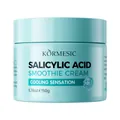 KORMESIC Salicylic Acid Smoothie Cream for face care, 50g blue jar with cooling sensation - Salicylic Acid Smoothie Cream / 50g Weight