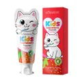 Pasta de dientes KORMESIC fresa niños 60g con diseño gato para protección caries - Fresa / 60.00g