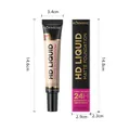 KORMESIC long-lasting HD liquid matte foundation with 24H waterproof formula 30g - Liquid Foundation #530 (30g)