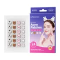 Cerotti per acne idrocolloidali KORMESIC con forme di gatto, orso, maiale e coniglio - Stile Animale Carino / 24 Pezzi/Confezione