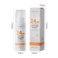 KORMESIC 24h long-lasting makeup setting spray 100ml bottle with size dimensions - 24h Setting Spray / 100ml