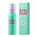 KORMESIC 24H long-lasting acne relief makeup setting spray in teal packaging - 24H Setting Spray - Acne Relief / 100ml