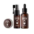 KORMESIC professional 3-piece men's beard care kit with oil, serum, and balm grooming set - Beard Care Kit