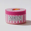 Detail view of Adeus 300g intensive skin treatment heating body cream in pink jar - Body Heating Massage Cream / 300.00g