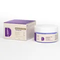 Side-by-side view of the soothing pain relief massage gel jar and its packaging box - Soothing Pain Relief Massage Gel / 100.00g / Purple