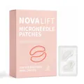 Nova Lift microneedle eye patches for dark circles and eye bags in pink retail box - NOVALIFT Microneedle Eye Patches (3 Pairs/Box)