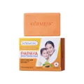 KORMESIC Papaya Brightening Soap for deep cleaning and skin moisturizing, 80g bar box - Papaya Brightening Soap (KORMESIC) / 80.00g