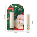 KORMESIC Vanilla Christmas Lip Balm moisturizing stick with detailed product dimensions - Vanilla Lip Balm / 3.5g Stick