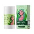 KORMESIC Stick di cera per capelli all'aloe vera 45g con scatola e arte dei capelli verdi - Aloe / Stick Cera per Capelli Aloe Vera 45g