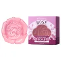 Elegante jabón blanqueador KORMESIC con forma de rosa rosa, variante SKU de 100g skin - Rosa