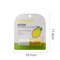 KORMESIC nourishing lemon lip balm SKU image showing dimensions 11.6 cm by 10.1 cm - Lemon Flavor / 3g Pack