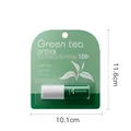 KORMESIC green tea soothing and repairing lipstick 3g with product size dimensions - Green Tea Flavor / 3g Pack