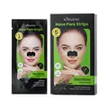 KORMESIC bamboo charcoal nose pore strips for deep cleaning, sachet and box view - Bamboo Charcoal / 5 Strips/Box