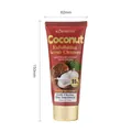 KORMESIC Coconut Exfoliating Scrub Cleanser 100g tube with dimensions 150x62mm - Coconut Scrub / 100.00g
