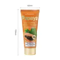 KORMESIC Papaya Exfoliating Scrub Cleanser 100g tube with dimensions 150mm x 62mm - Papaya Scrub / 100.00g