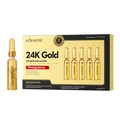 KORMESIC 24K gold anti-wrinkle firming serum ampoules, 5 piece set for youthful skin - 24k Gold Firming Serum / 5 Pcs Set