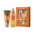 Kormesic soothing body cream and fragrance mist set in orange gift box packaging - Chasing / 120ml Mist + 100g Cream Set / Orange