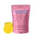 Kojic acid and turmeric cleansing pads 30 pack in pink pouch for professional skincare - 30 Pads/Bag
