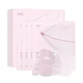 Masque facial au collagène rose avec design séparé et texture gelée hydratante - Collagène Rose / 4 Pièces/Boîte