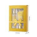 KORMESIC professional body cream and fragrance mist gift set in a bright yellow box - Yellow
